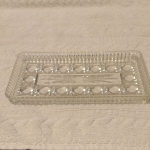 Elegant Clear Glass Bath Tray